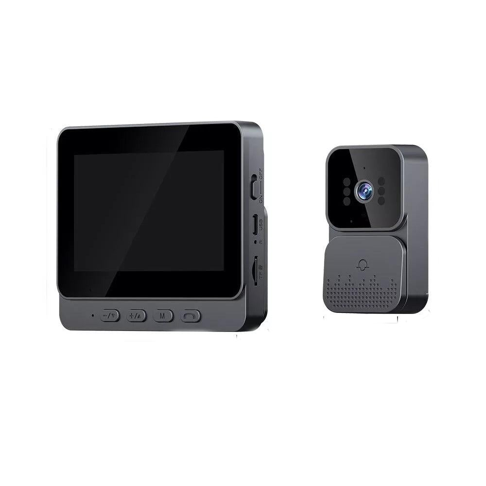 SlowMoose Wireless Video Doorbell Intercom System With Monitor