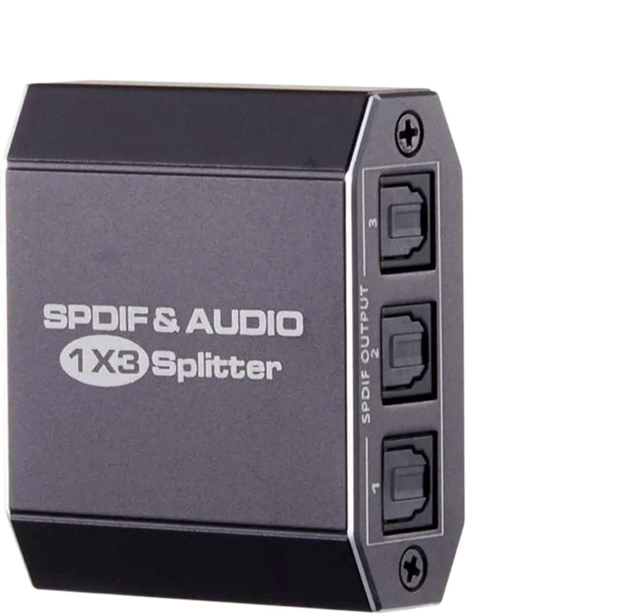 1x3 Optical TOSLINK SPDIF Digital Audio Splitter, 1 Input 3 Output, Supports DTS, AC3 and LPCM