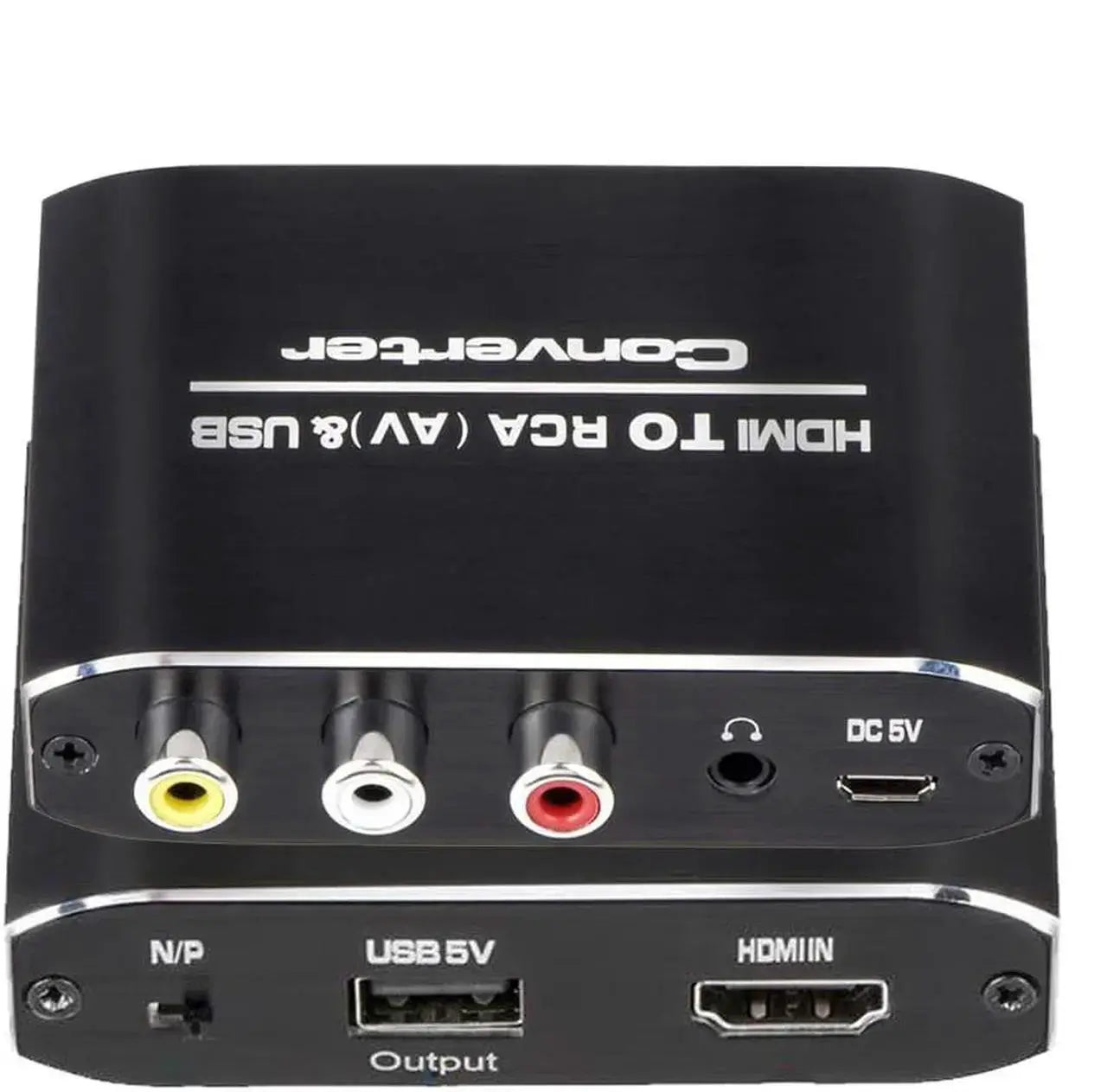 HDMI to AV 3RCA Converter with 3.5mm Audio, 1080P 60Hz Adapter