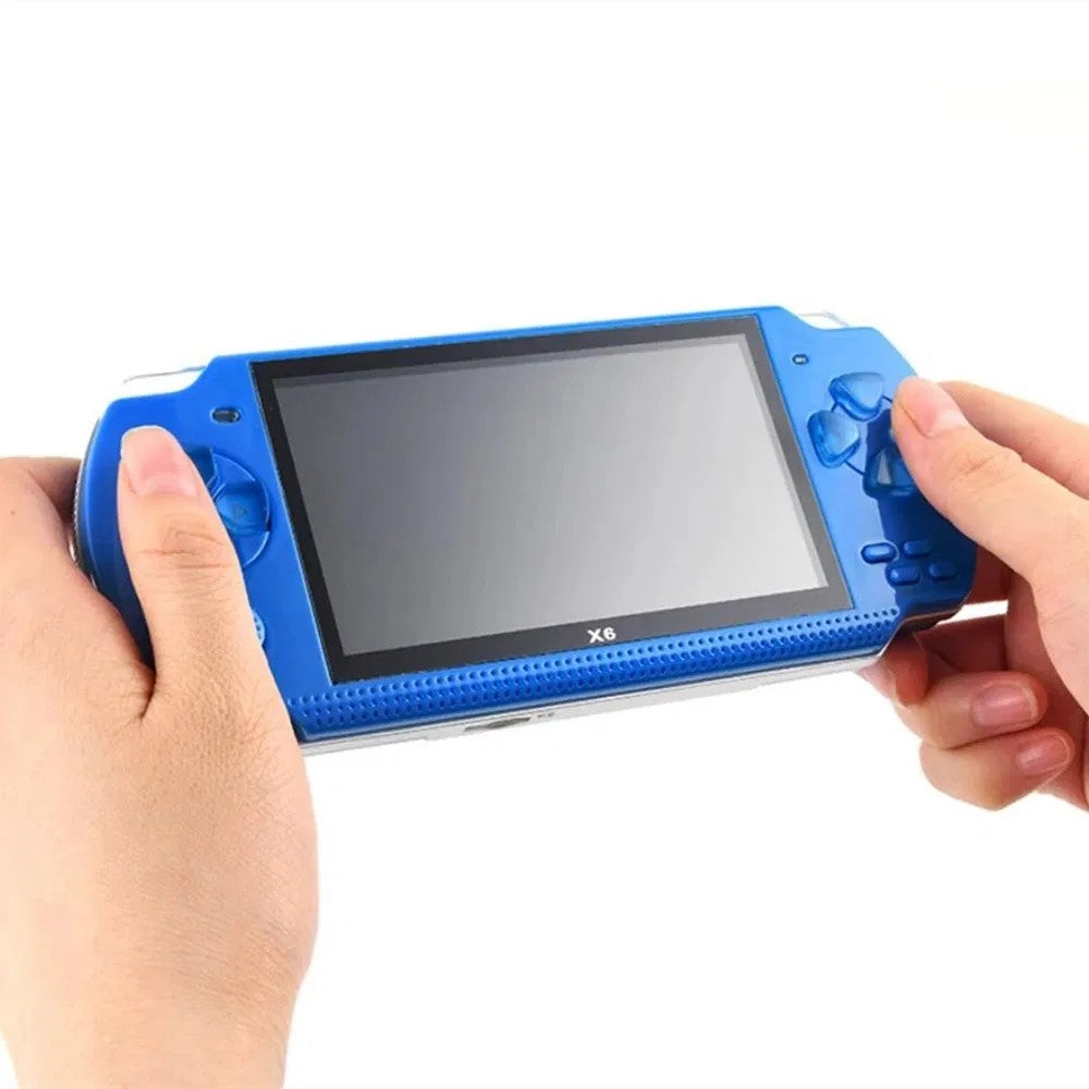 X6 Portable Retro Handheld Game Console, 4.3" HD Screen, TV Out, Open Source, for PSP Games