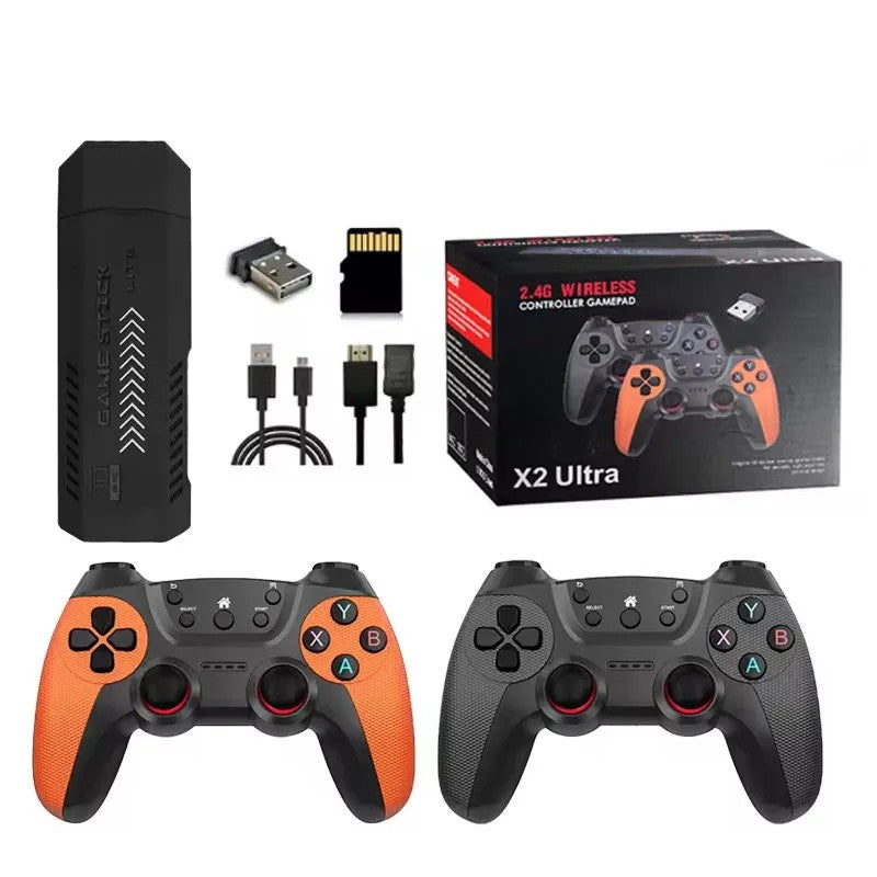 Retro Game Stick 4K Output, 64GB 30000 Games, TV Video Game Console for Family