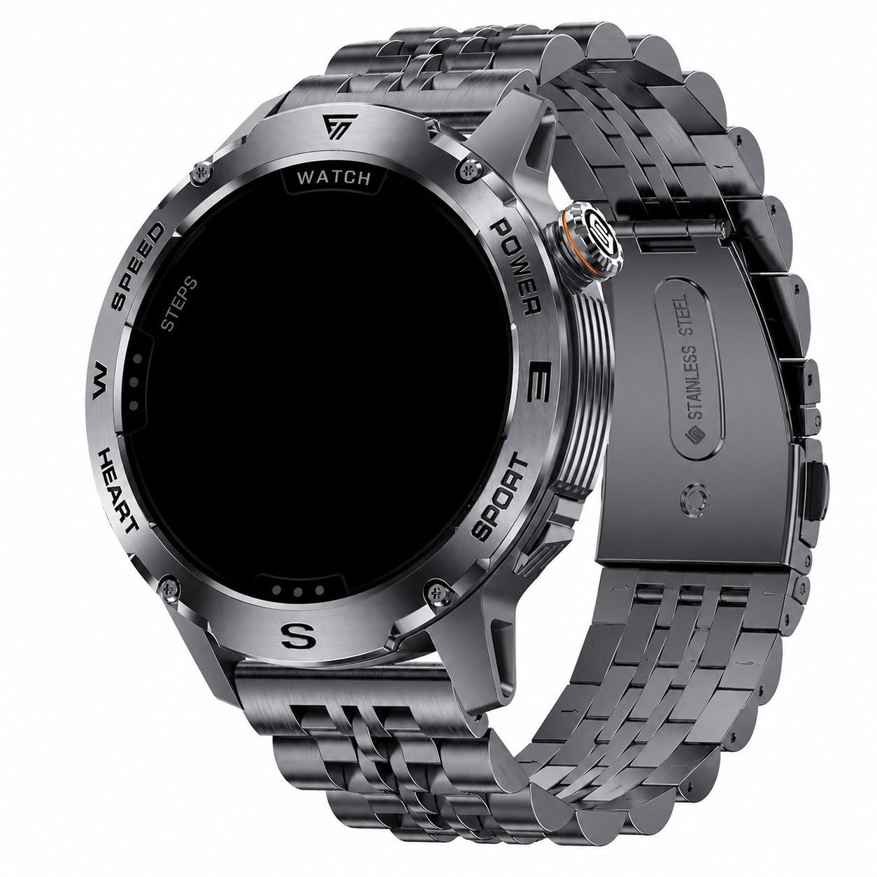 Men's Smartwatch with Bluetooth Calling, 1.43" AMOLED, Heart Rate Monitor, 170+ Sports Modes, for Android iOS