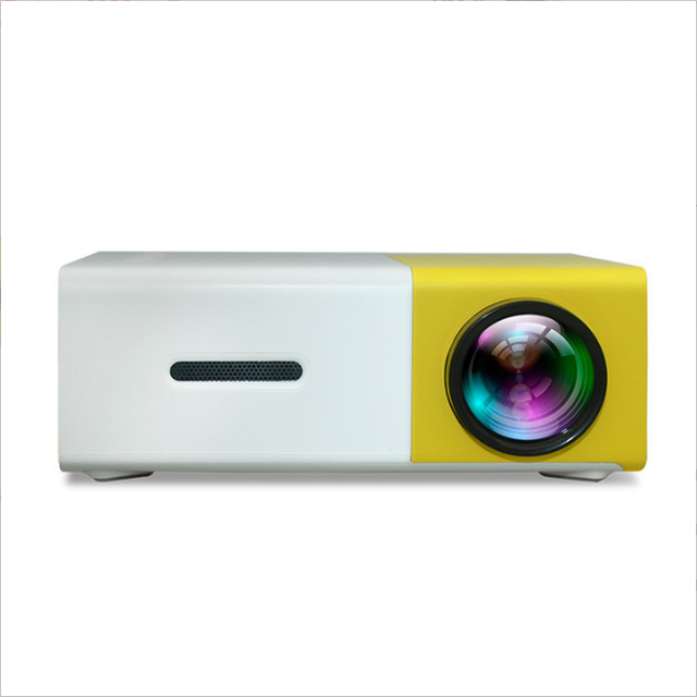 SlowMoose Mini LED Home Cinema Projector 1081P Yellow