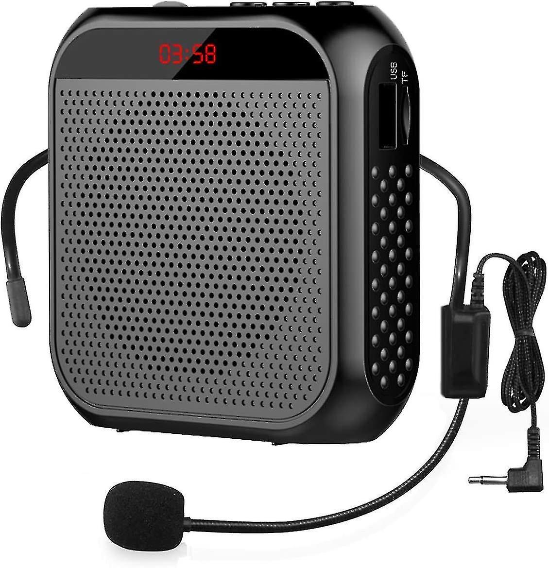 SlowMoose Portable Megaphone Speaker With Wireless Lavalier Microphone