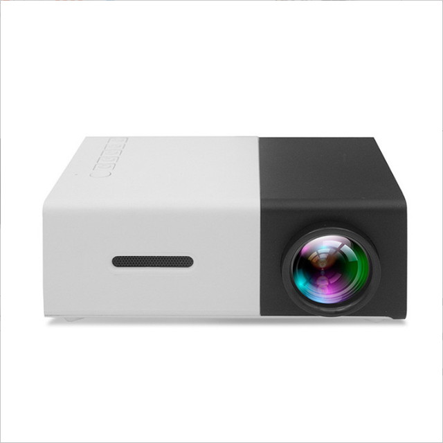 SlowMoose Mini LED Home Cinema Projector 1080P Black