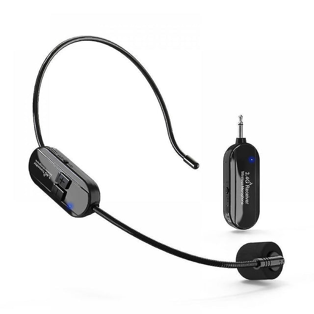SlowMoose Wireless Headset Microphone, 2.4g Waterproof Sweatproof Wireless Microphone System For Fitness Instructor, Spinning, Yoga, Teaching
