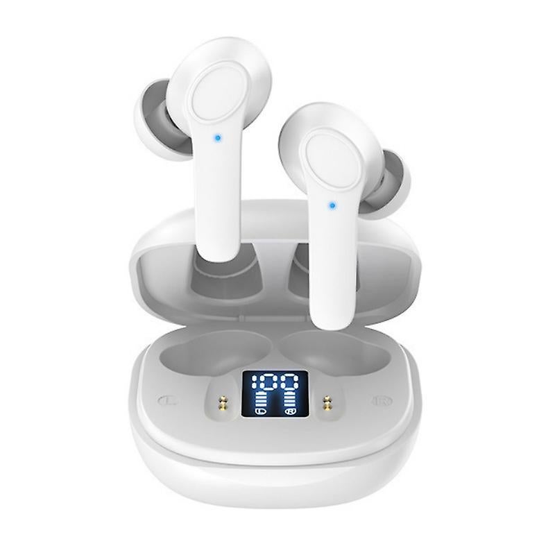 SlowMoose Multilingual Bluetooth Translator Earbuds White