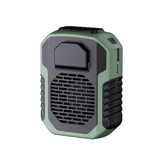 SlowMoose 6000mAh Portable Waist Clip Fan Green