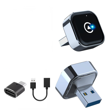 SlowMoose Wireless CarPlay Adapter , Mini USB Design for Cars with Built-in Wired CarPlay Seamless Use Fast Stable Connection