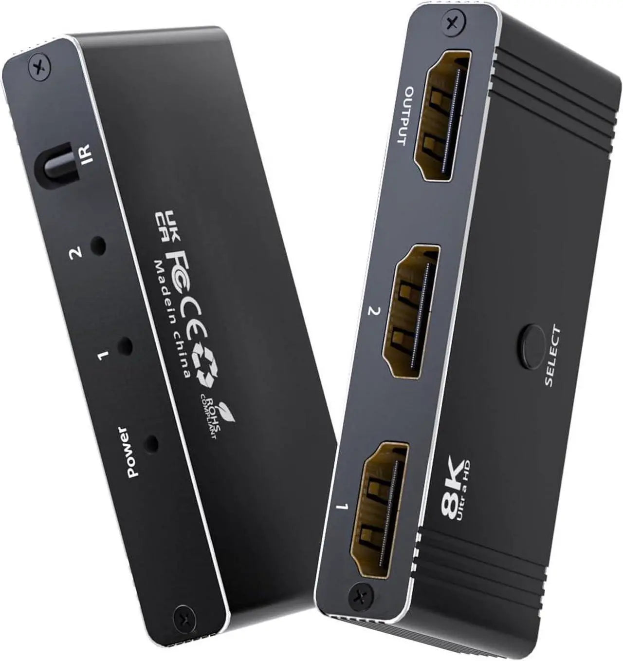 HDMI 2.1 Switch 3 in 1 Out 8K@60Hz 4K@120Hz 48Gbps with IR Remote
