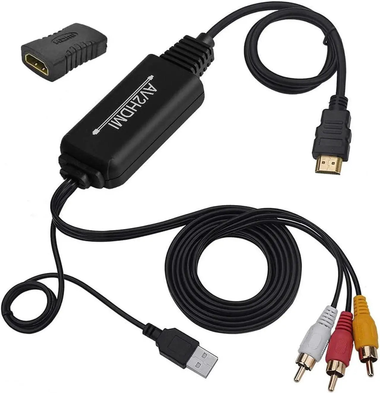 3.5mm 4-Pole Female to Dual 3.5mm 3-Pole Male Headset Splitter Adapter Cable
