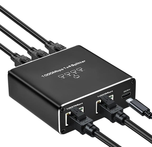 HDMI Splitter 1x8, 1 Input 8 Output, Supports 1080p Full HD and 3D