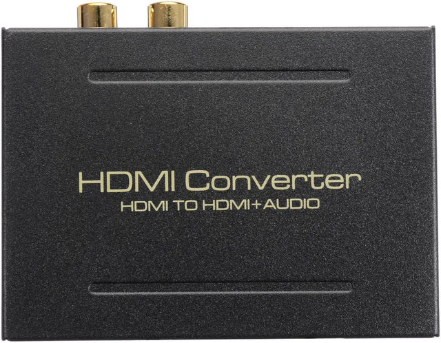 4K HDMI Audio Extractor Splitter, HDMI to Optical SPDIF and RCA Stereo Converter Adapter