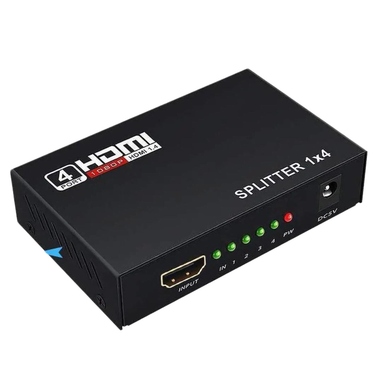 3D HDMI Splitter 1x2, 1 Input 2 Output Video Amplifier Repeater