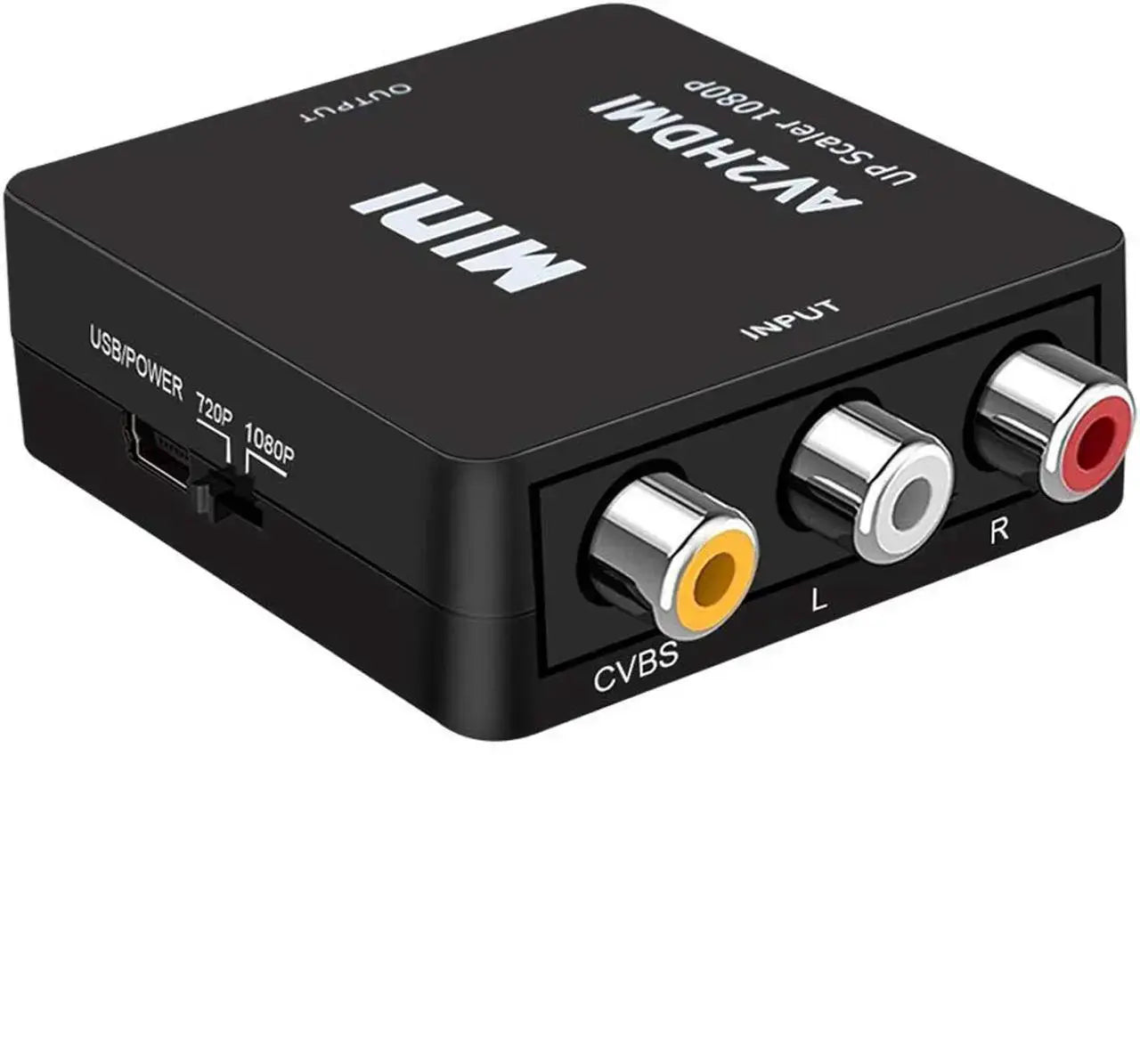 1080p VGA to HDMI Converter Adapter with Micro USB Power and 3.5mm Audio Cable