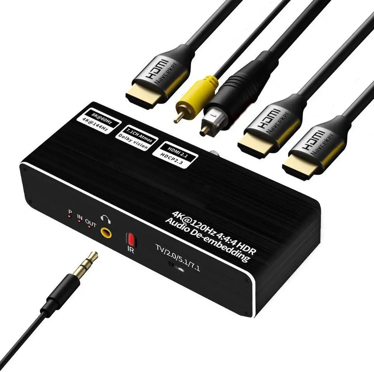 USB 3.0 to VGA Adapter Male to Female, Multi-Monitor Converter, Full HD 1080p, for PC Laptop Monitor Projector HDTV
