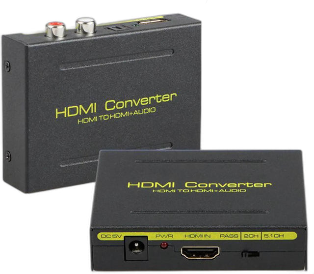 AV RCA 4-In 3-Out Composite Video Stereo Switcher Selector Box