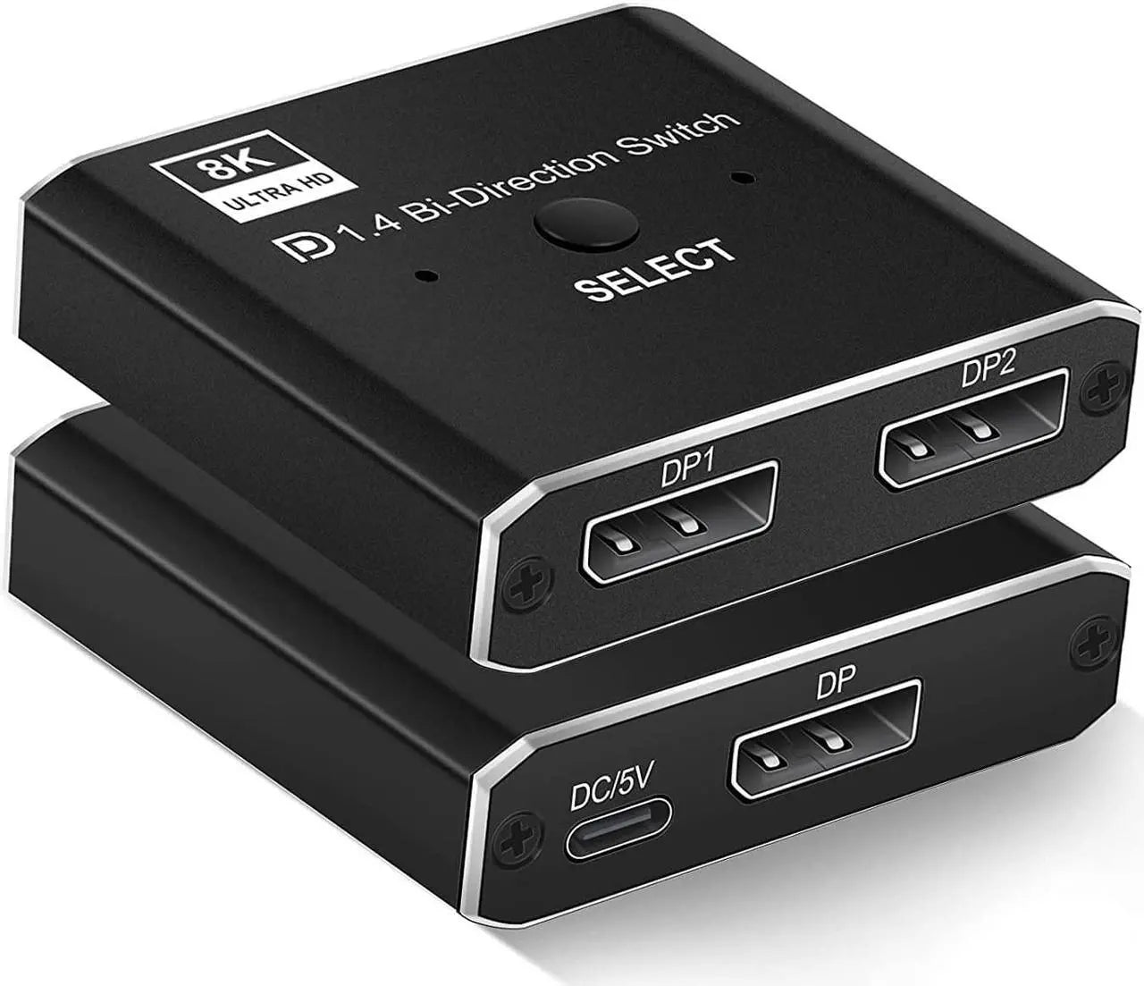 HDMI 2.1 Bi-Directional Switch 2x1/1x2, 8K@60Hz 4K@120Hz Adapter