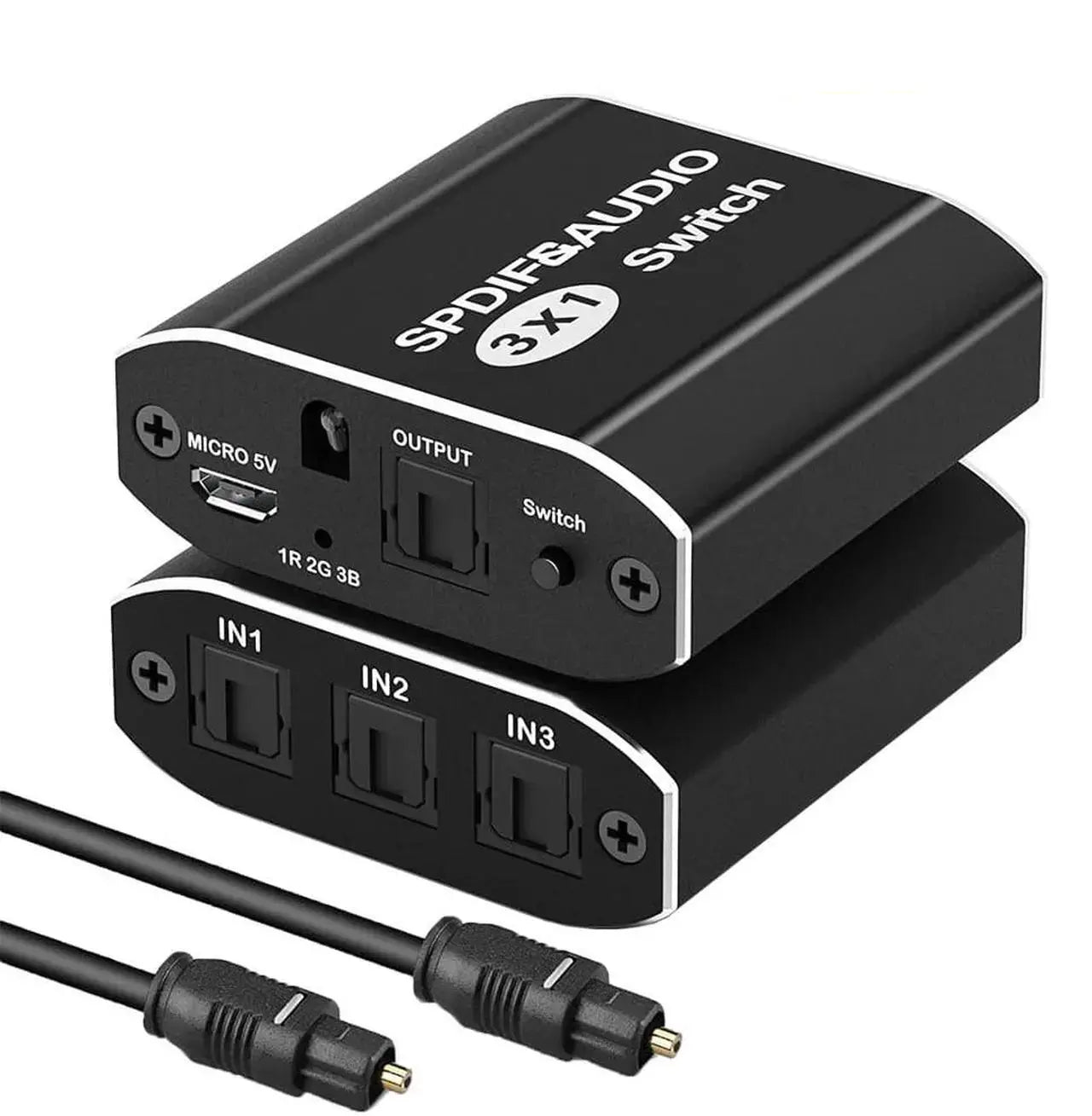 HDMI 2.1 Directional Switch 3 In 1 Out, 8K 60Hz/4K 120Hz, 48Gbps, Remote Control