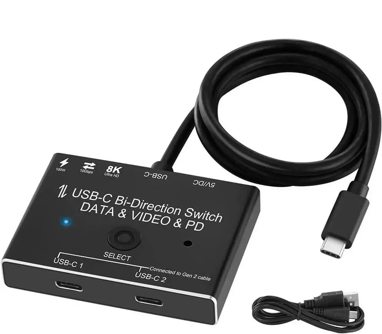 HDMI 2.0b Switch, 4K@60Hz 4 In 1 Out HDMI Switcher with Remote and Audio Output
