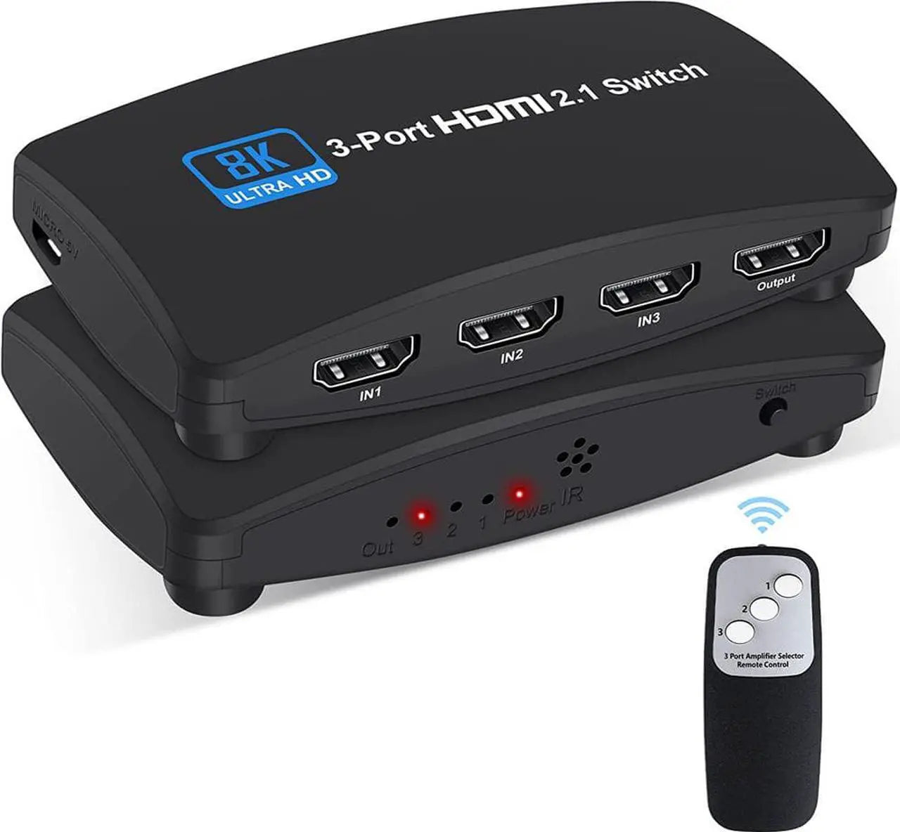 DisplayPort 1.4 to HDMI Splitter 1x2, Directional MST/SST Converter, 8K@30Hz, 4K@120Hz