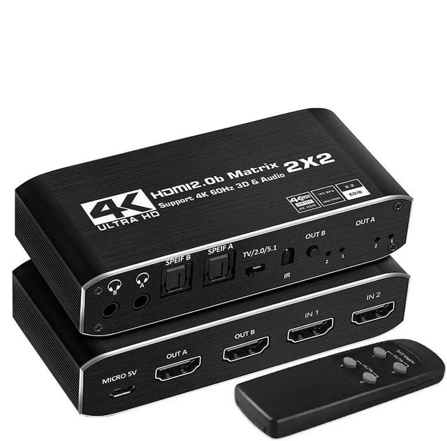 HDMI 2.1 Bi-Directional Switch, 2 In 1 Out / 1 In 2 Out, 4K@120Hz, 8K, VRR, HDR, HDCP 2.3