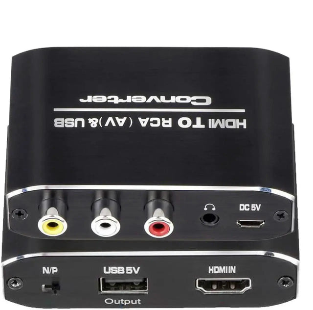 HDMI to AV 3RCA Converter with 3.5mm Audio, 1080P 60Hz Adapter