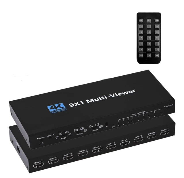 8x8 4K HDMI 2.0 Matrix Switch, 8 Input 8 Output, HDCP 2.2, HDR10, 3D, IR Remote, RS232