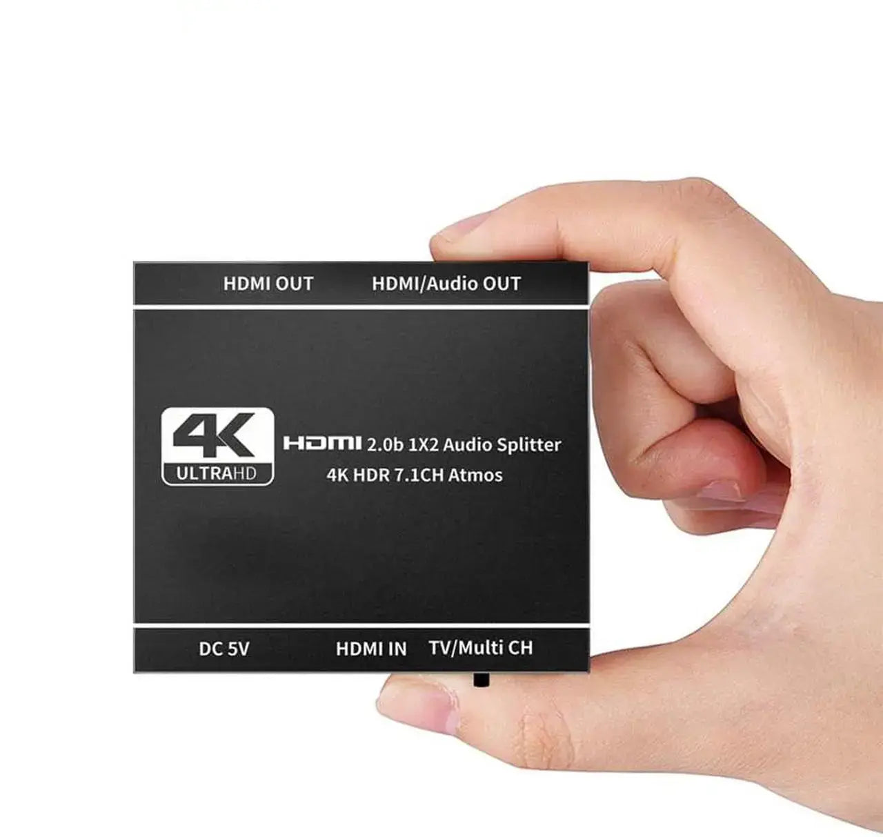 DisplayPort 1.4 to DisplayPort and HDMI Video Splitter, 8K@30Hz, 4K@120Hz, MST/SST, HDR, 4:4:4