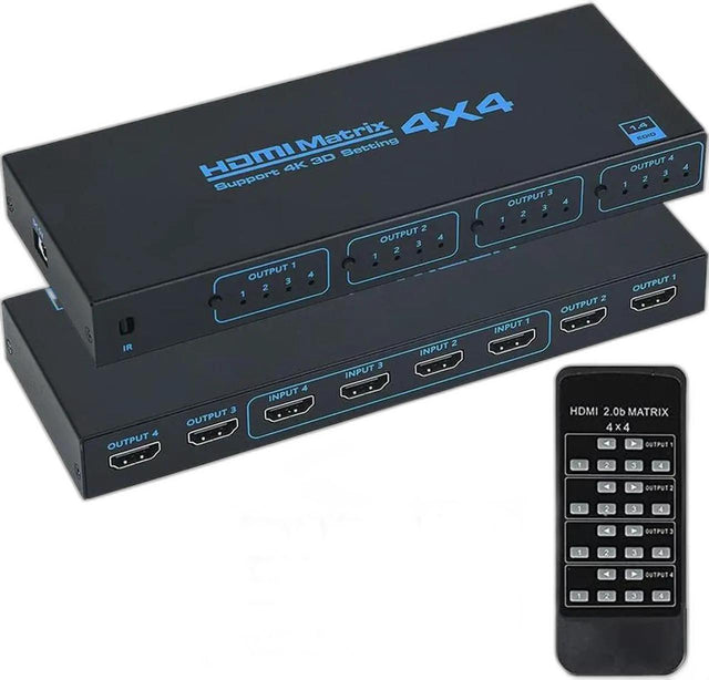 4K 60Hz HDMI Audio Extractor Splitter, HDMI to HDMI with Optical Toslink SPDIF, 3.5mm Jack, Coaxial, 7.1 Channel Audio Output