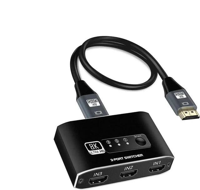 HDMI 9x1 Multiviewer Switch with IR Remote, 4K Full HD Seamless Switcher, 10 Display Modes for Cameras and Consoles