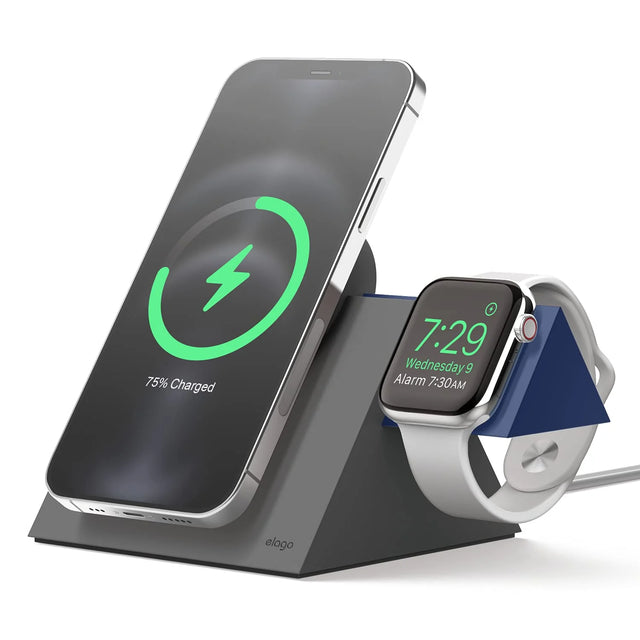 MagSafe Charging Station, Dark Grey and Jean Indigo, Compatible with Apple Devices