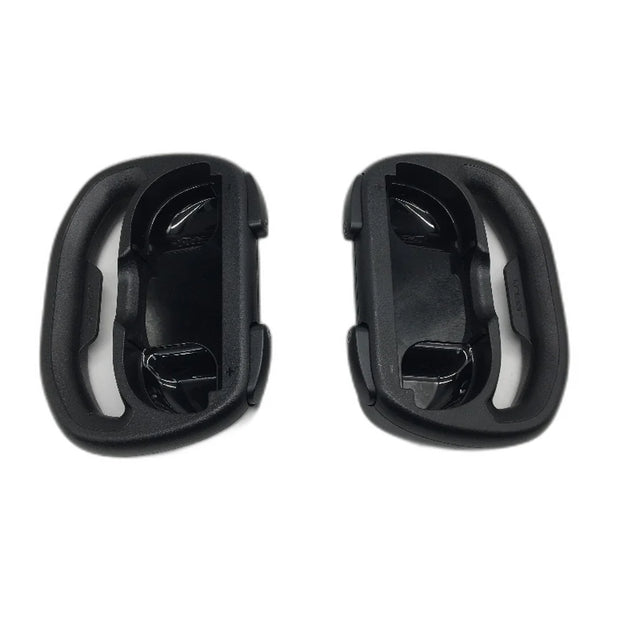 2 Pack Racing Steering Wheel for Nintendo Switch Joy-Con Controllers - Mario Kart Deluxe Accessory, Black