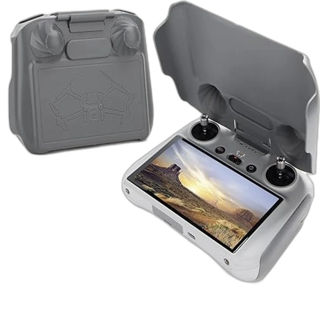 Grey 2-in-1 Controller Protector and Sunhood for DJI Remote Controller