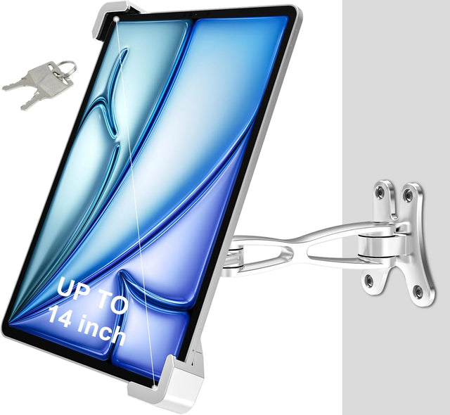 Anti-Theft Tablet Wall Mount Holder for Retail Display and Security Kiosk