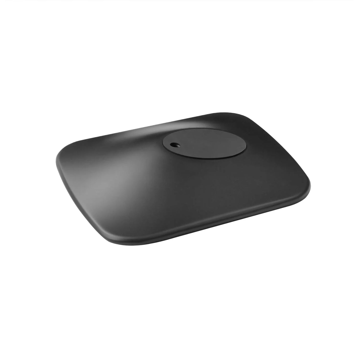 Black Metal Speaker Stand for KEF LSX II - Vibration Reduction, 15° Tilt, Stable Desktop Mount