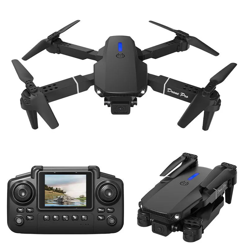 2.4-Inch Screen FPV Drone with Camera - Real-Time Viewing Remote Control Quadcopter for Adults, Prosumer Aerial Photography Drone