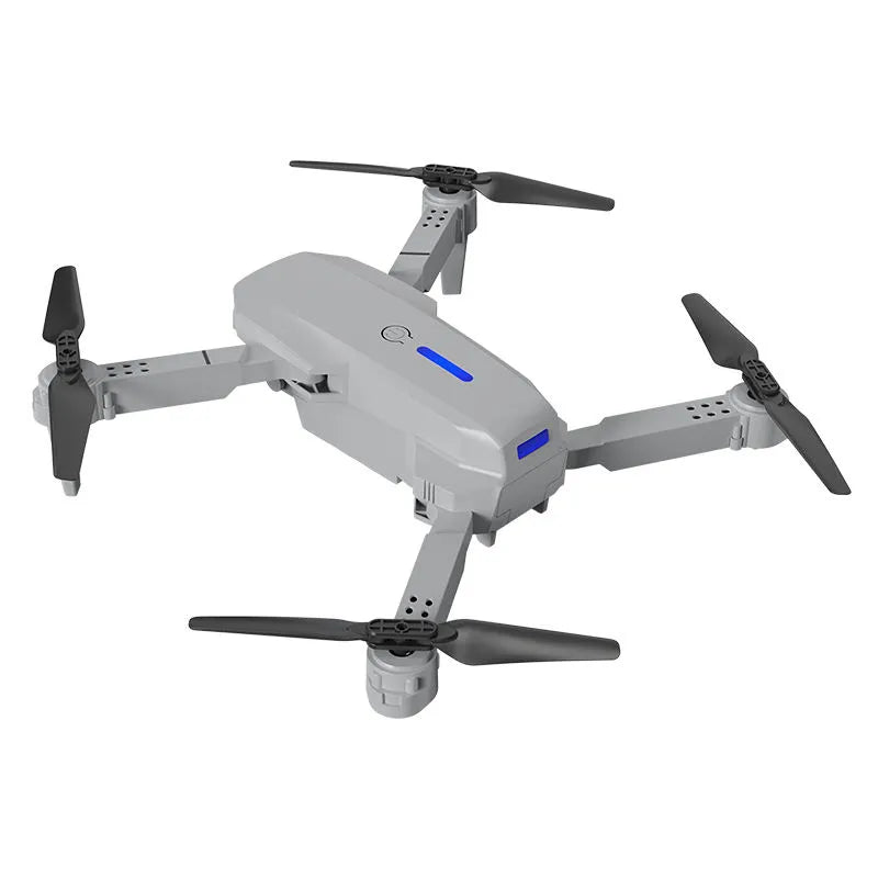 E88 RC Quadcopter Drone with Gesture Control, Video Recording, Emergency Stop & Trajectory Flight - 27x19x24cm