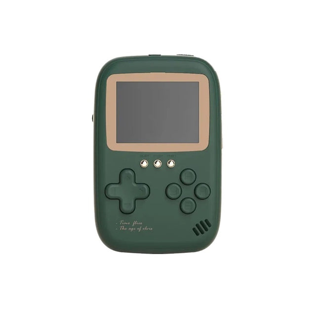 500-in-1 Retro Handheld Game Console with Built-in Power Bank, Portable Classic FC Games Player for Travel and Home Entertainment-green