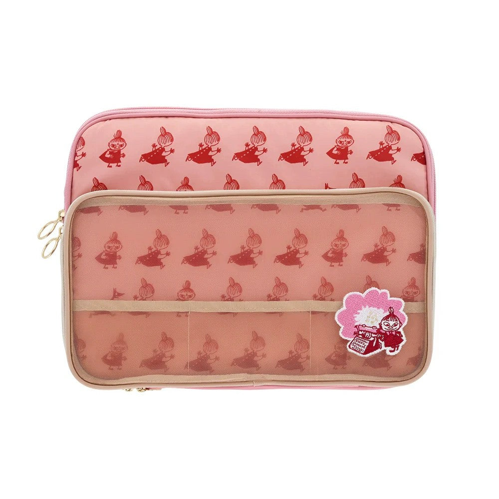 Japanese Anime Print Mesh Laptop Sleeve, Lightweight Shockproof Handheld Case for Tablet