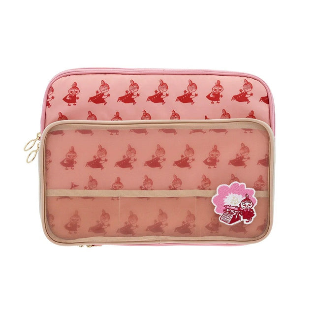 Japanese Anime Print Mesh Laptop Sleeve, Lightweight Shockproof Handheld Case for Tablet