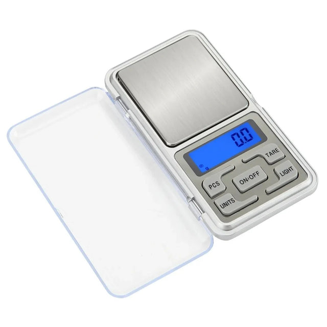 2-Pack Digital Pocket Kitchen Scale 0.01g 200g Silver - Portable Precision Scale for Home Kitchen Grilling Accessories with Tare Function Backlit LCD-200g/0.01g