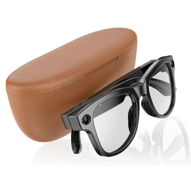 Smart Video Glasses with HD Camera, Bluetooth, Anti-Blue Light, Water Resistant