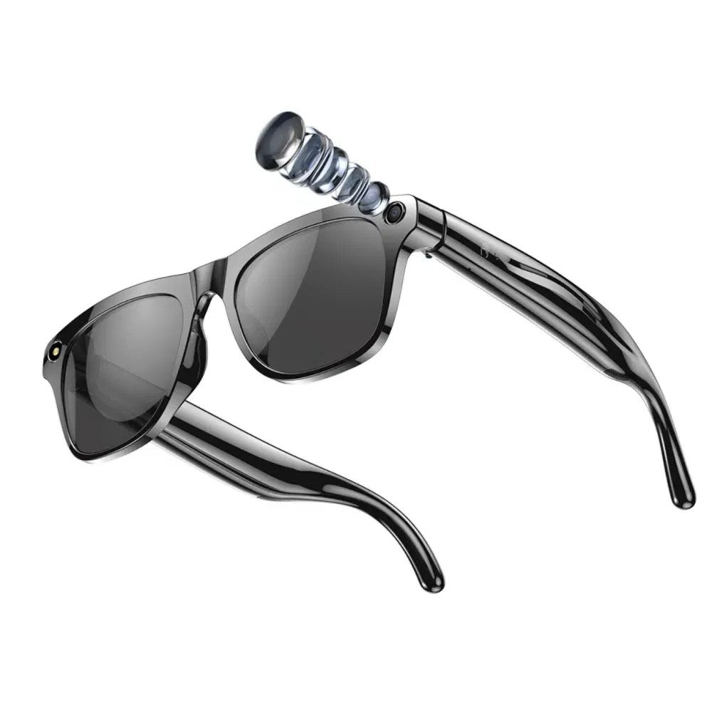 AI Smart Glasses with ChatGPT, Camera, Real-Time Translation, Music, Phone Call, Sun Glasses