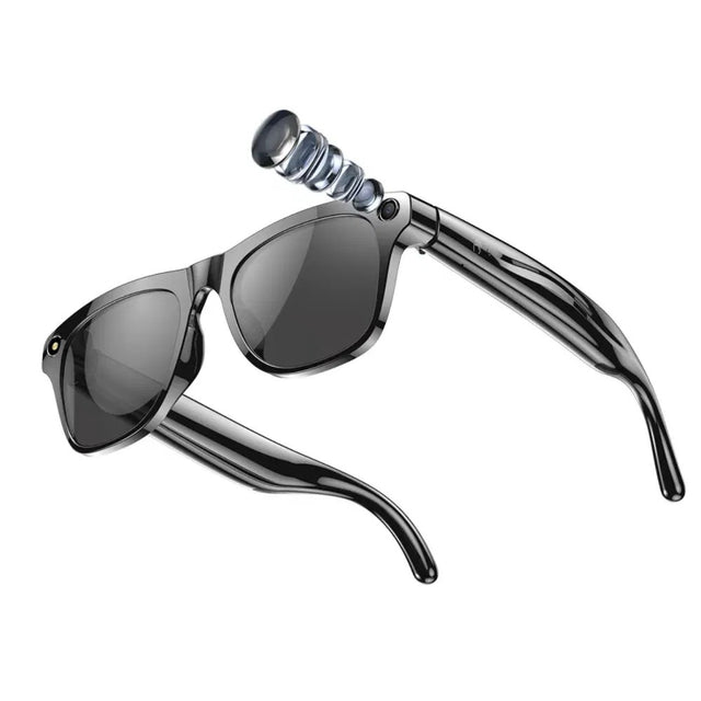 AI Smart Glasses with ChatGPT, Camera, Real-Time Translation, Music, Phone Call, Sun Glasses