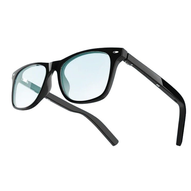 Bluetooth Smart Glasses with Wireless Headset, Anti Blue Light Sunglasses, Waterproof, Automatic Adjustment
