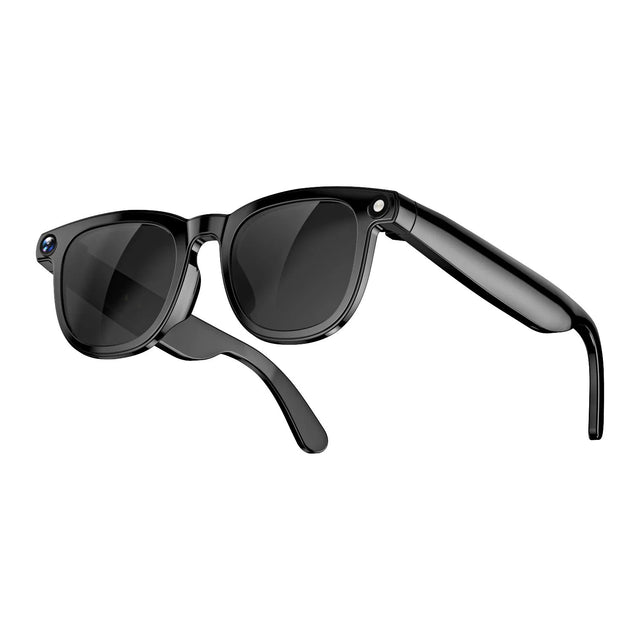 AI Translation Smart Glasses, Video Recording, Bluetooth Music, TR90 Frame, Clear & Sunglass Lenses