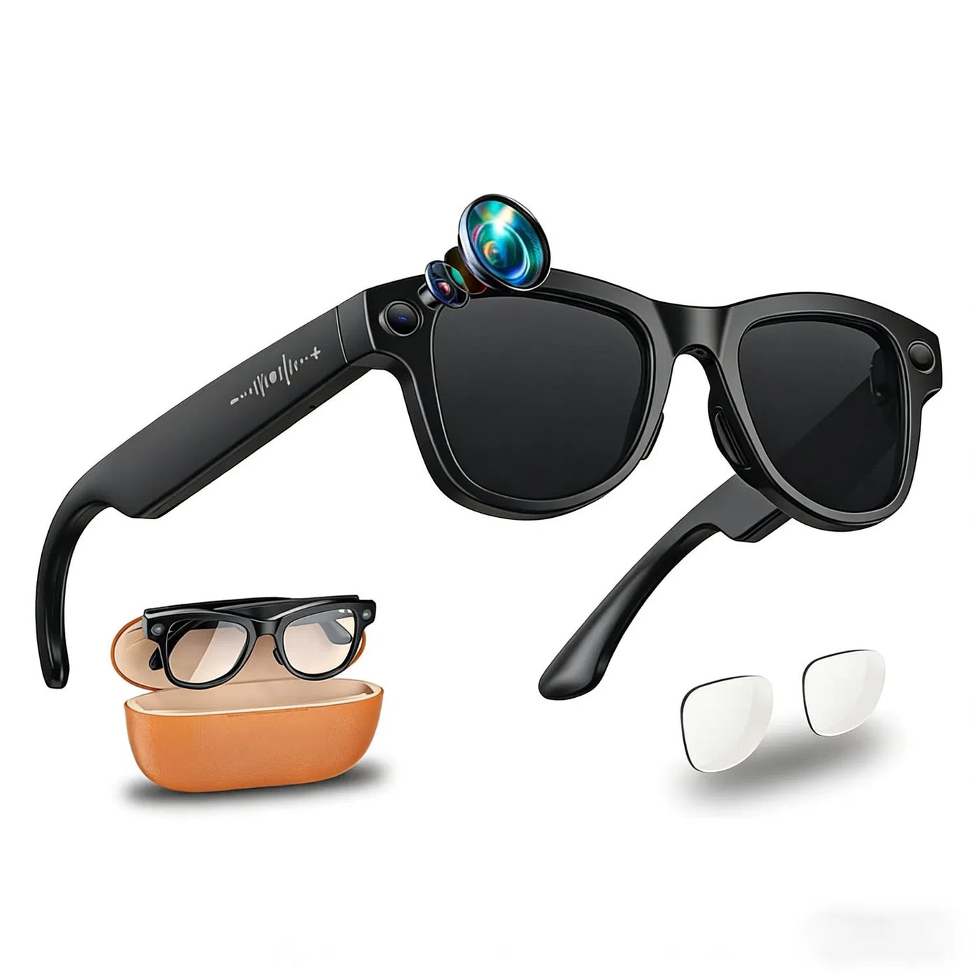 AI Smart Glasses, Translation for 164+ Languages, Wearable, Travel & Outdoor Use