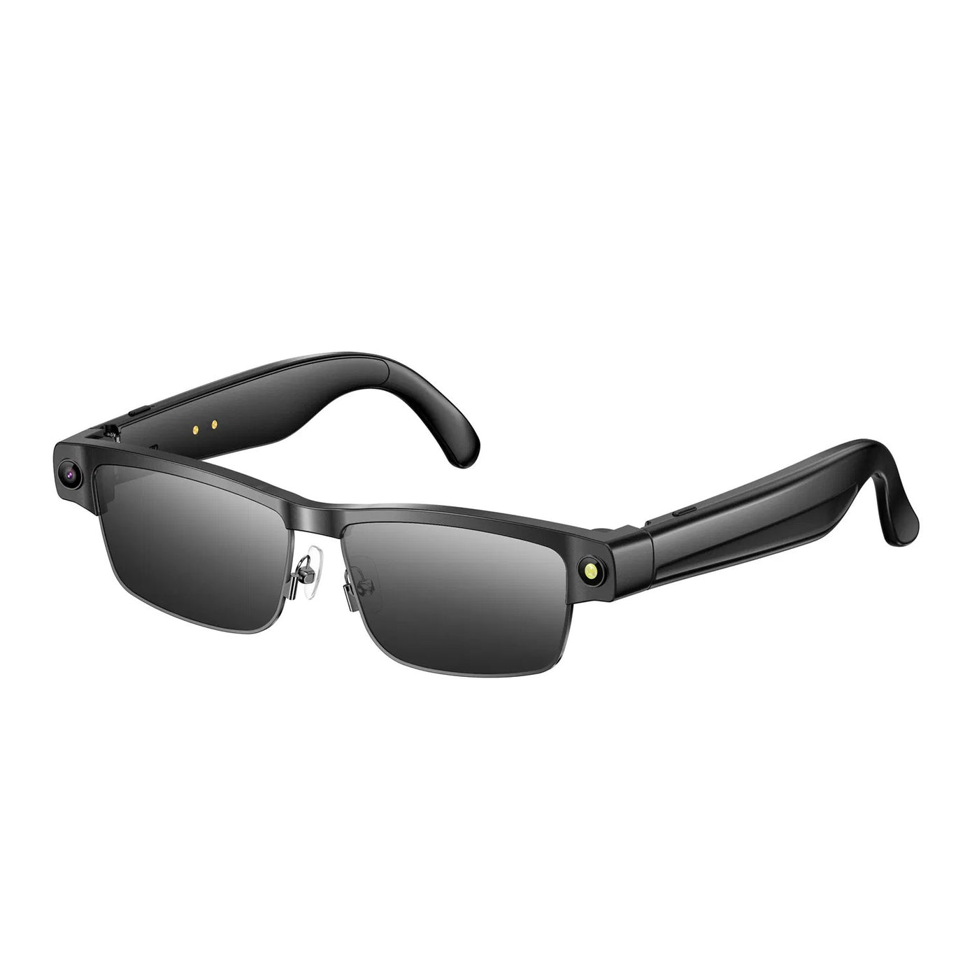 AI Translator Smart Glasses, Black, 8MP Camera, Video Recording, Music, Voice Call