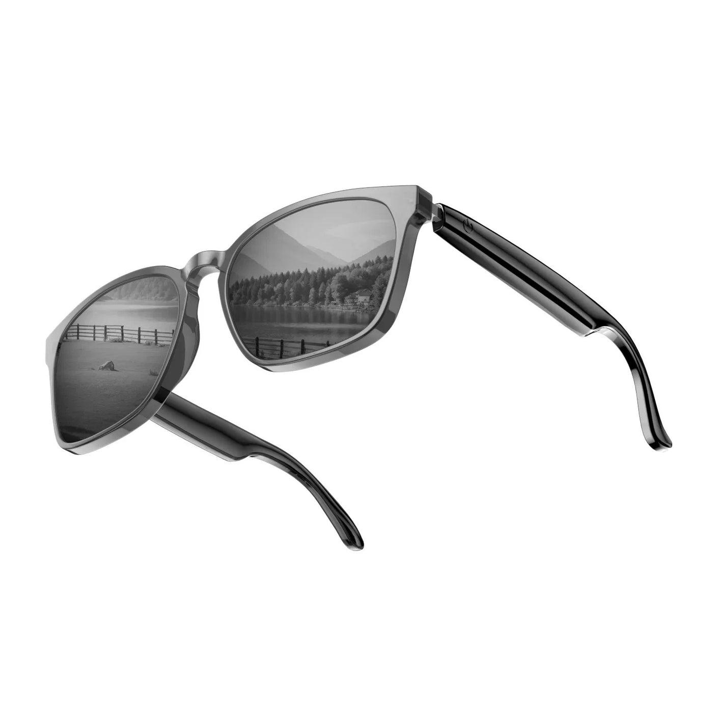 Smart Glasses with WiFi Bluetooth, Hiking, Step Counter, Gesture Control, Plastic